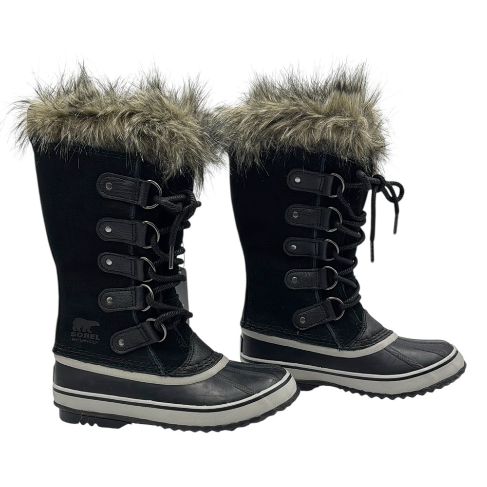 Sorel Joan of Arctic Faux Fur Waterproof Boots Size 5